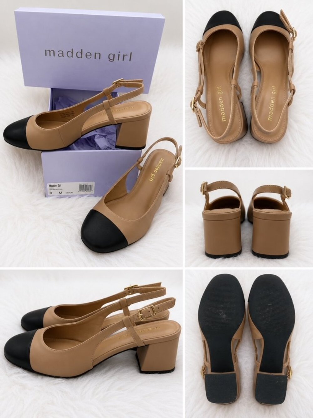 Madden Girl Women's Keith Slingback Heel